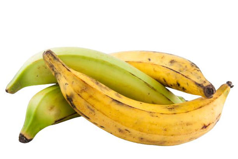 Ripe and Green plantain sold at Dam Foods