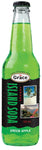 Grace glass bottle 355ml green apple soda